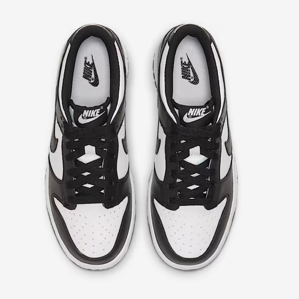 Nike Dunk Low Retro in Black & White (Panda) Classic Low-Top Nike Dunk Sneakers - Picture 11 of 16